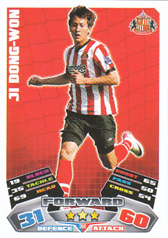 Ji Dong-Won Sunderland 2011/12 Topps Match Attax #268